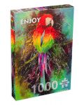 Puzzle Enjoy de 1000 de piese - Papagal colorat - 1t